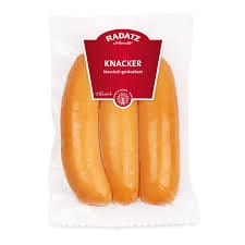 Knacker Frankfurter de la Radatz, 390 g. Pret per pachet